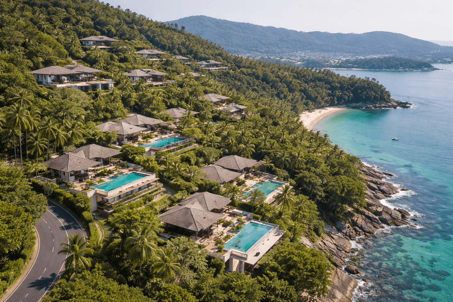 Surin beach west-coast strip, Prime Phuket